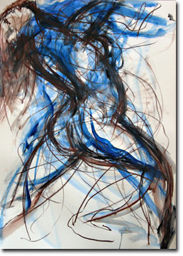 Blue Dancer 2
85/60
Mixed Media on Paper