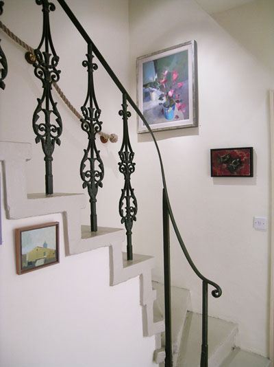 Stairs leading to White Gallery