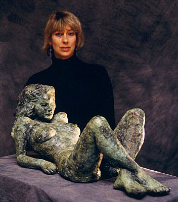 Camilla Shivarg with Wanda Reclining