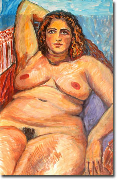 'Gabriella' 2004
Acrylic on paper 36" x 23".