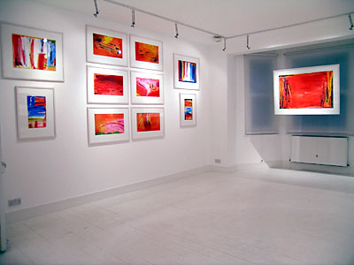 View of Prudence Walters' exhibition in the White Gallery